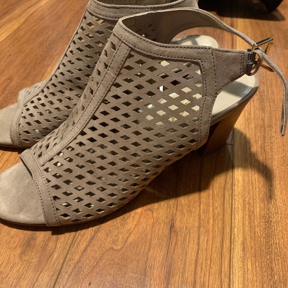 Tan wedges.